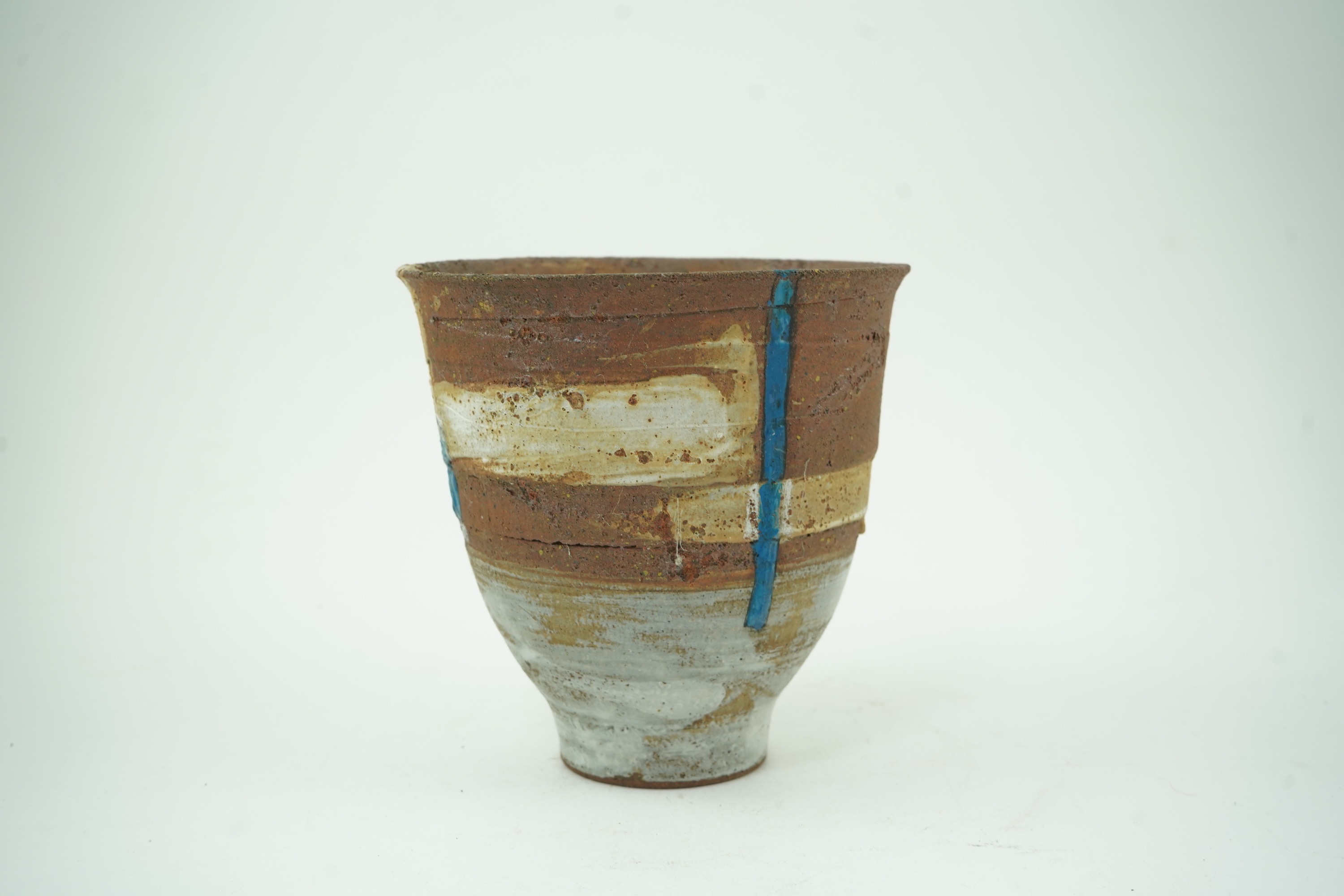 Robin Welch (1936-2019): A footed stoneware vase